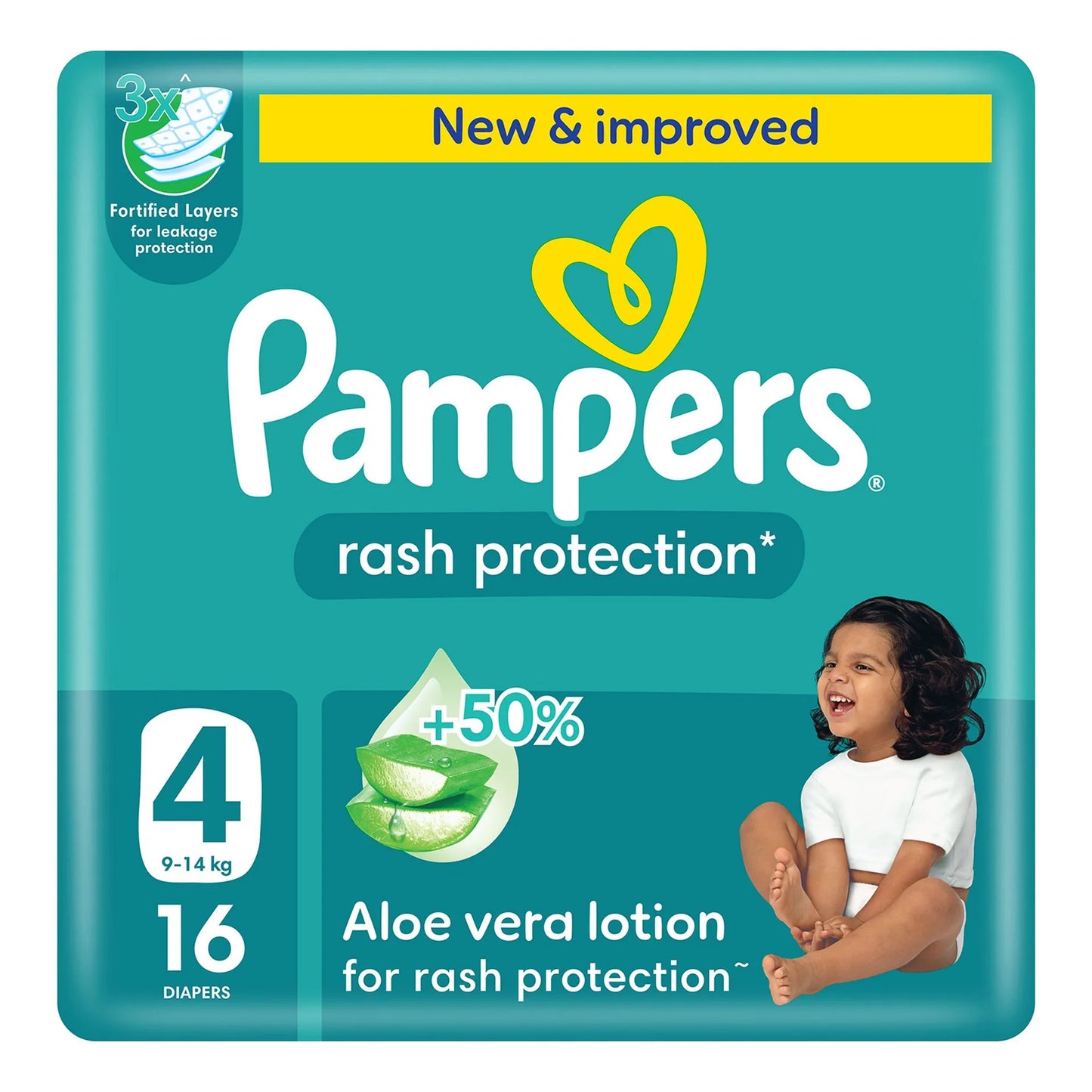 Pampers [4] New Rash Protection 16 Pieces