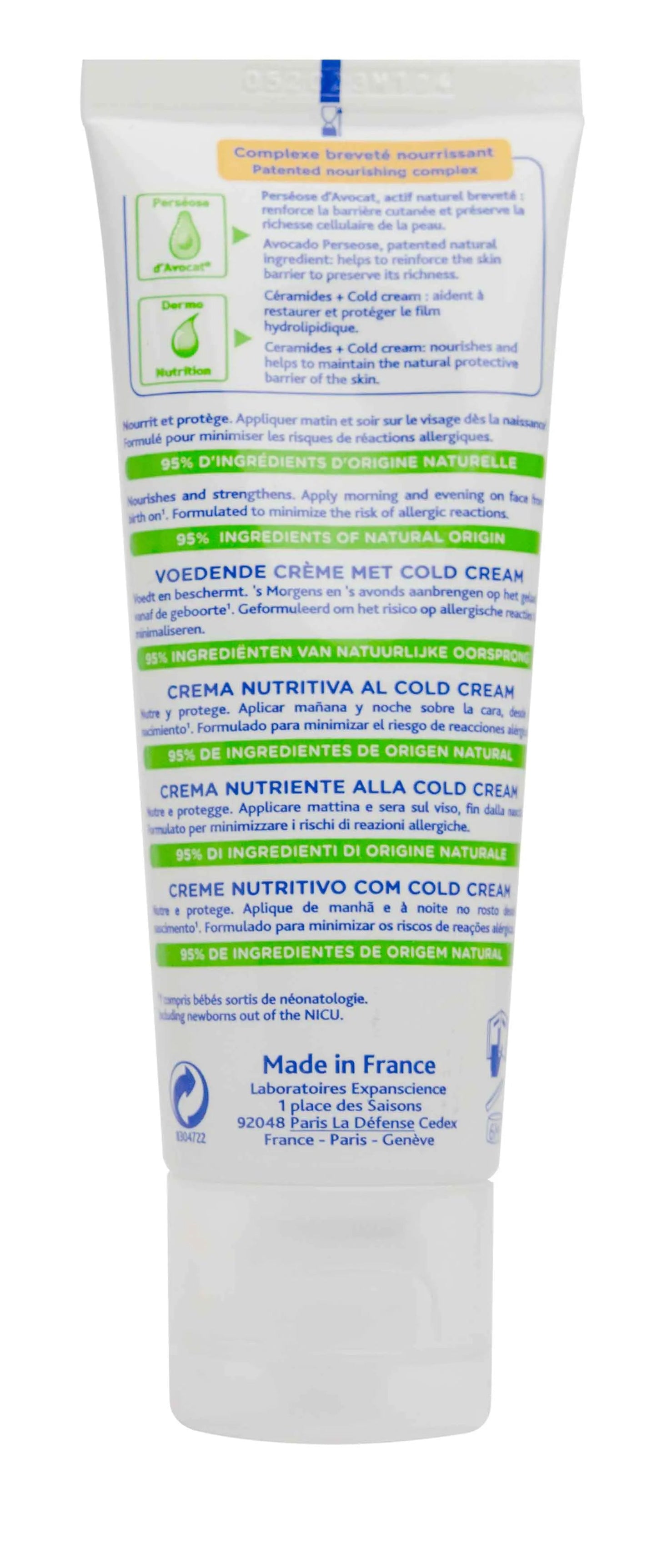 Mustela Nourish Cold Cream 40 Ml