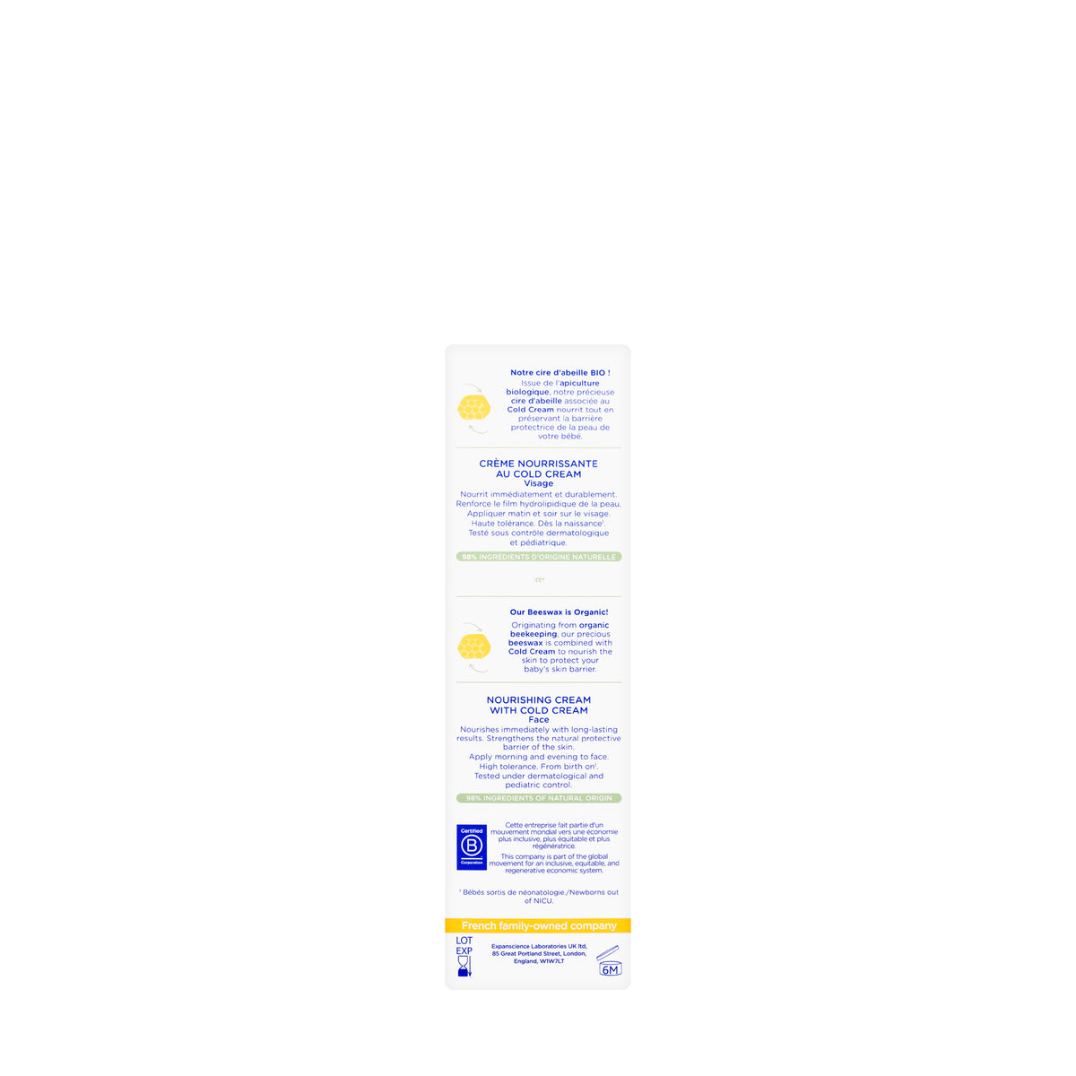 Mustela Nourish Cold Cream 40 Ml