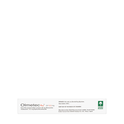 Olmetec Plus 20/12.5Mg 28 Tablets
