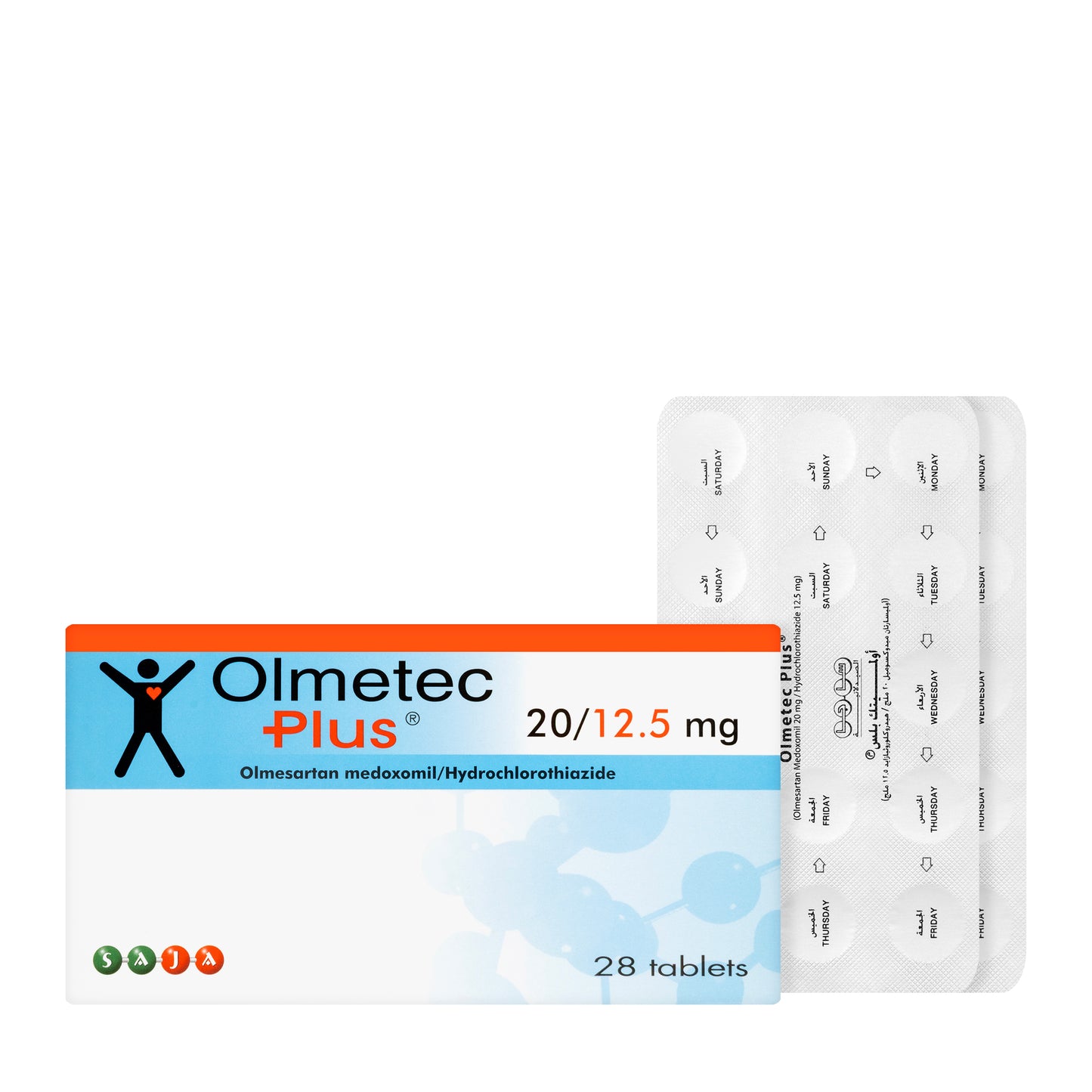Olmetec Plus 20/12.5Mg 28 Tablets