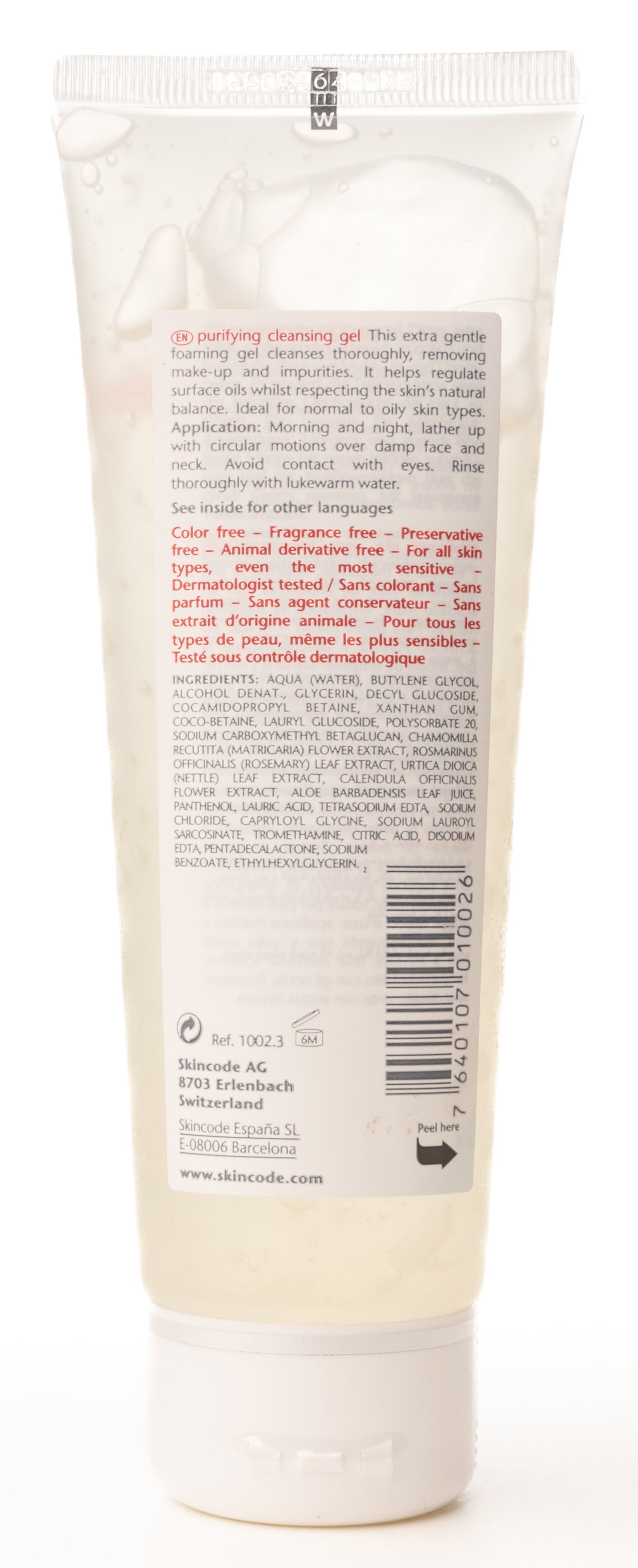 Skincode Purifying Cleansing Gel 125 Ml