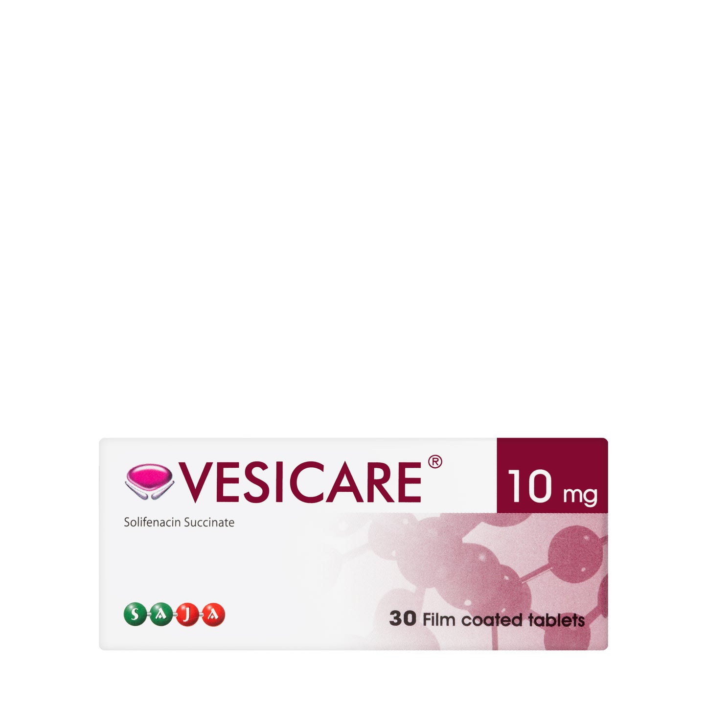 Vesicare 10Mg 30 Tablets