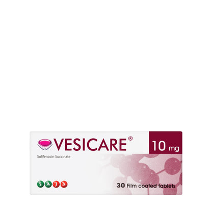 Vesicare 10Mg 30 Tablets