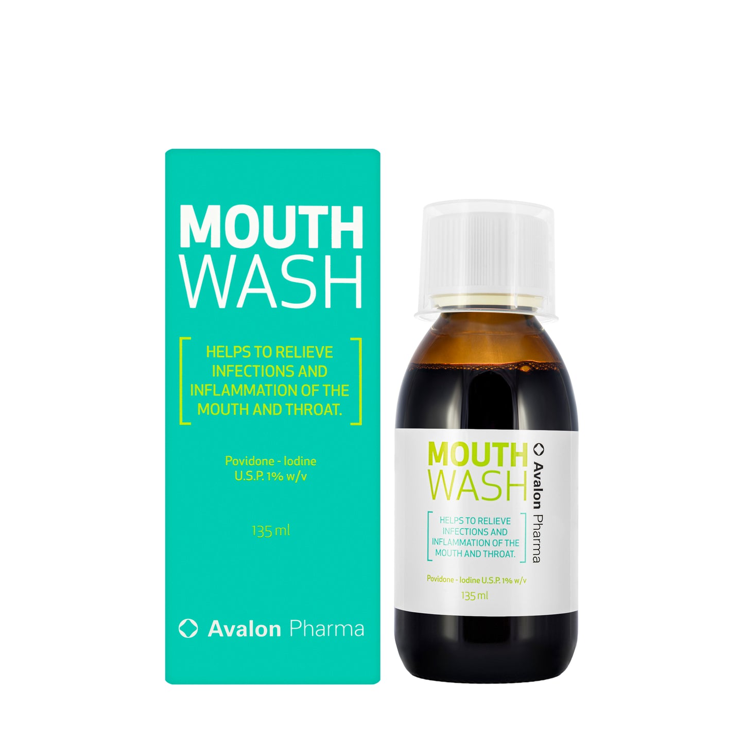 Avalon Povidone-Iodine 1%  Mouthwash 135ml