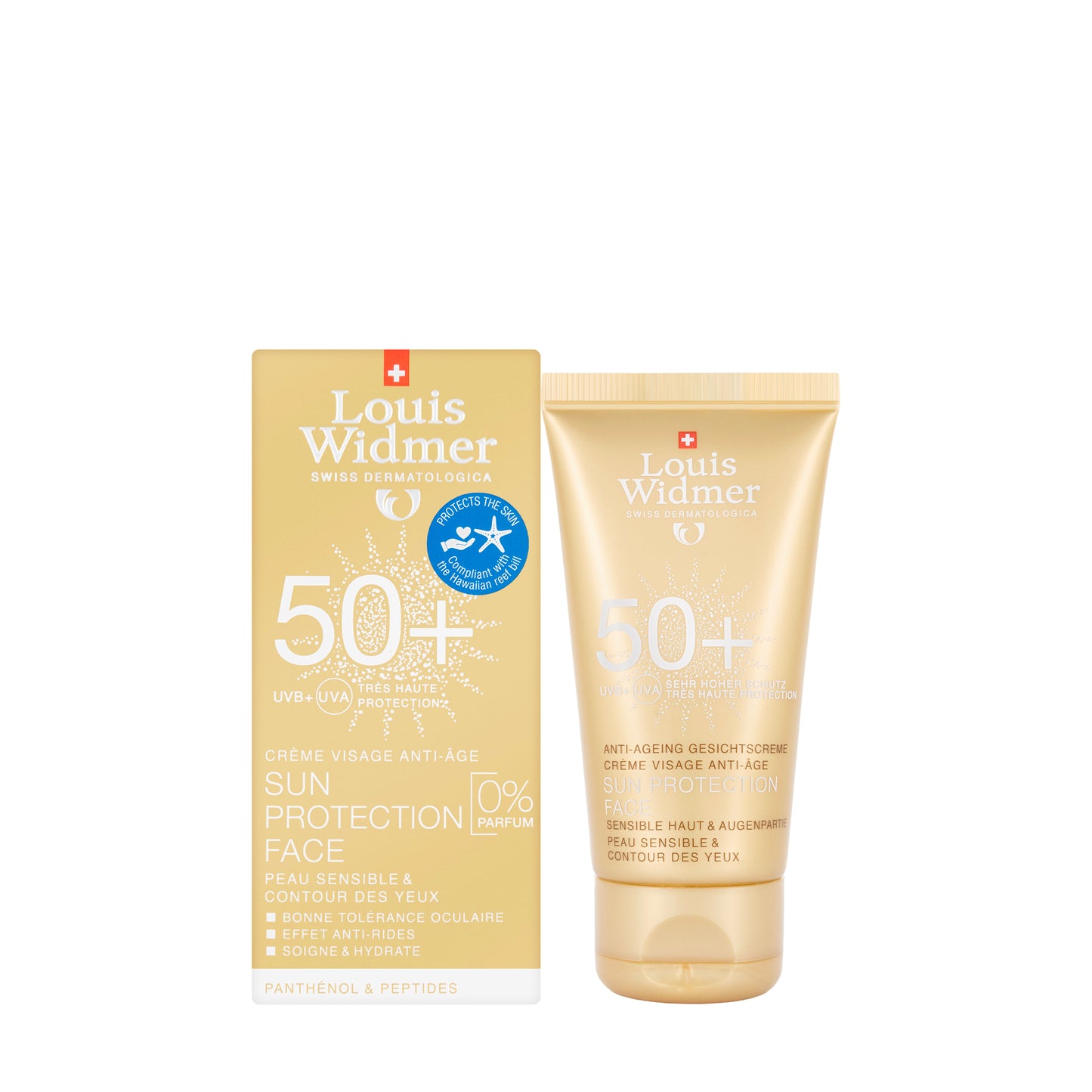 Louis Widmer  Sun Protect Face Spf 50+ Cream 50 Ml