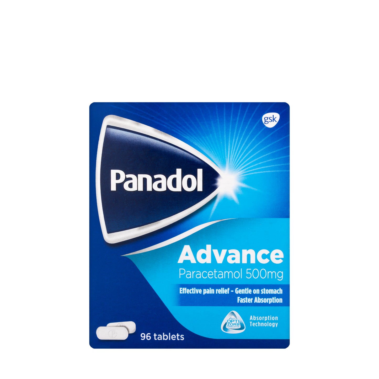 panadol advance 500mg 96 tablets