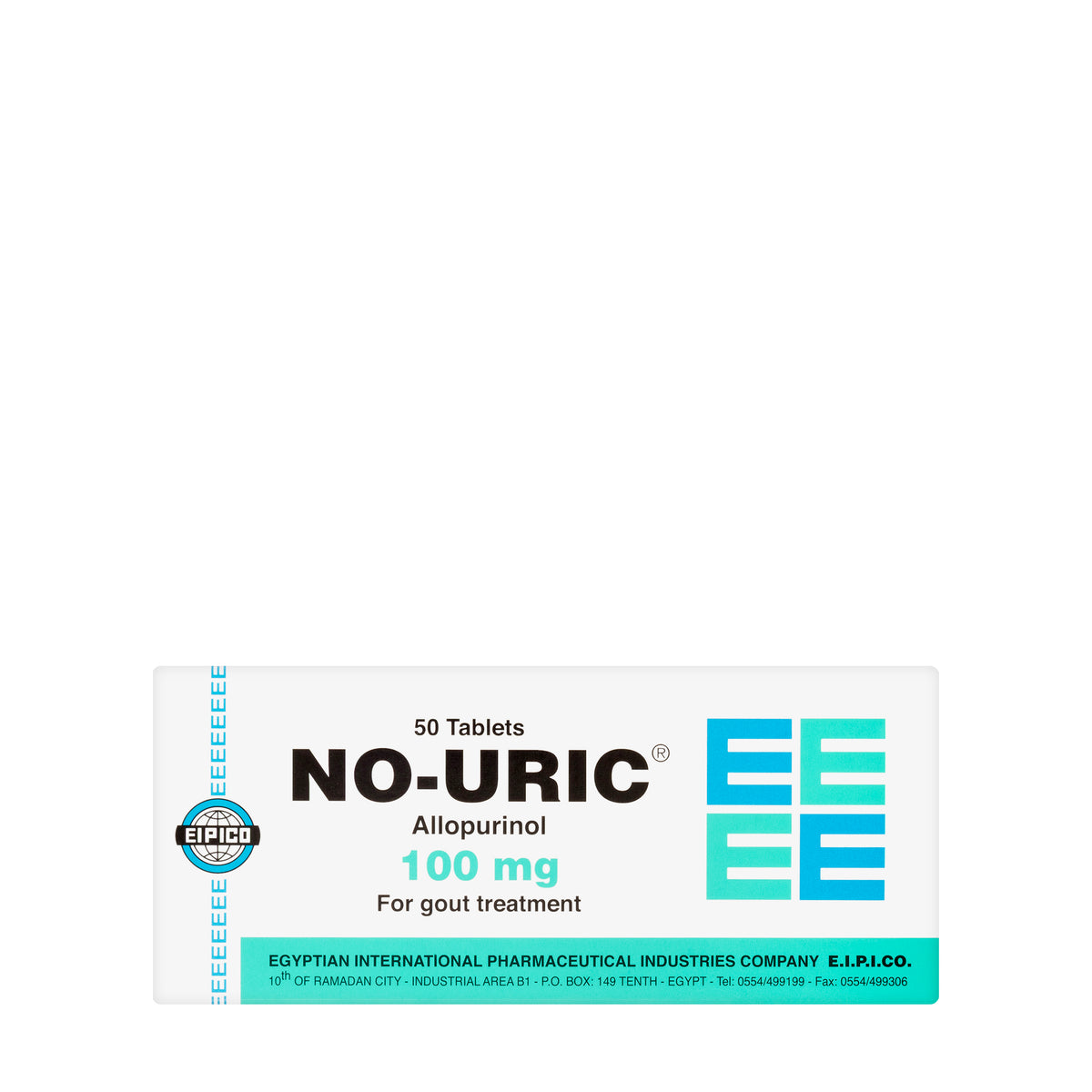 No Uric 100 Mg 50 Tablets
