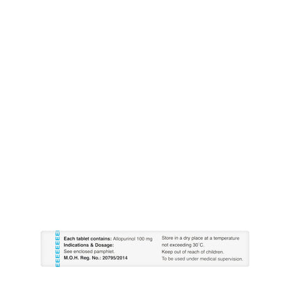 No Uric 100 Mg 50 Tablets