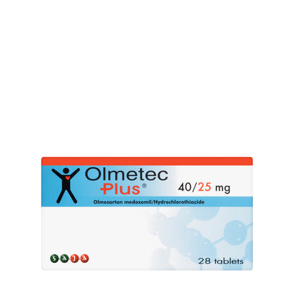 Olmetec Plus 40/25Mg 28 Tablets
