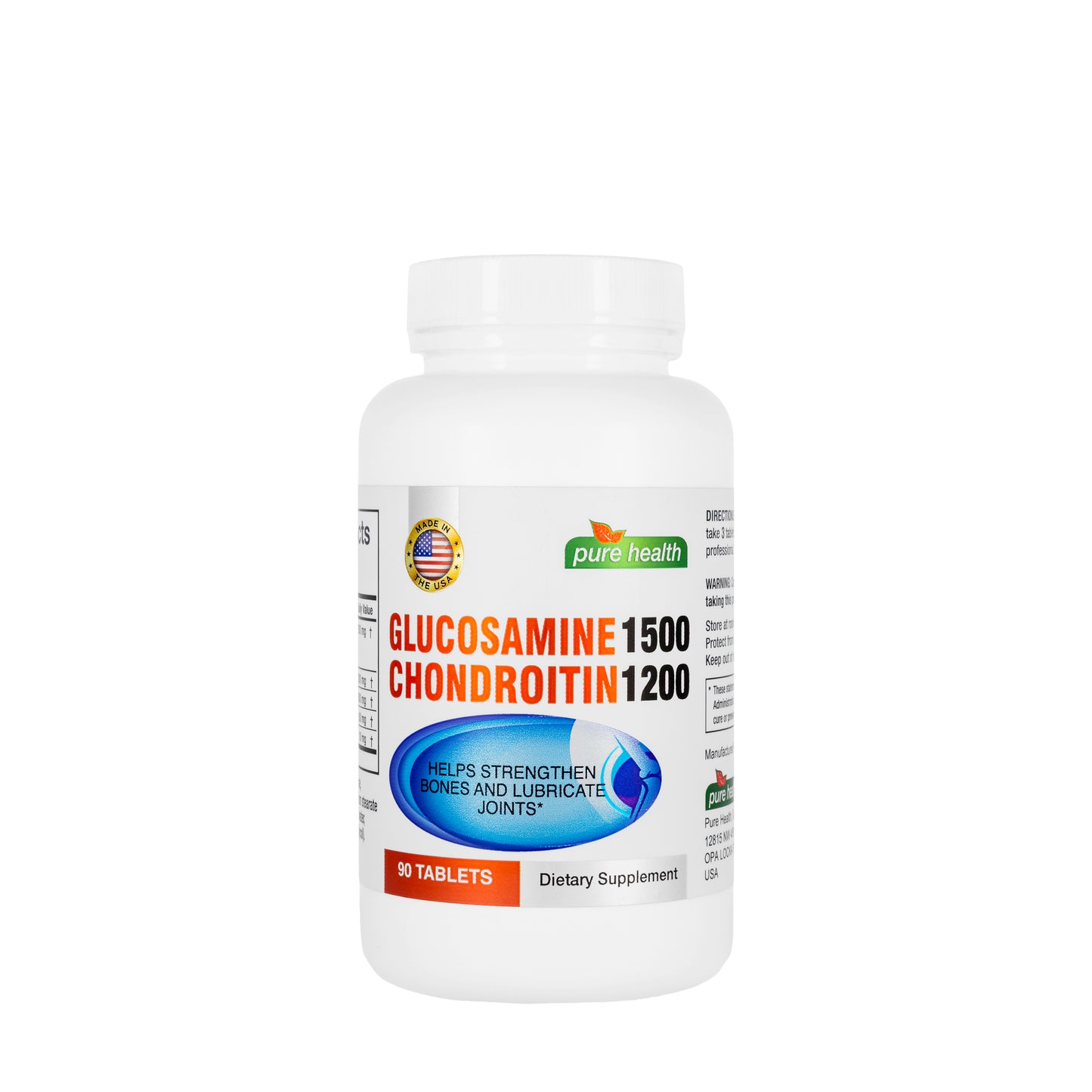 Pure Health Glucosamine1500 Chondroitin1200 90 Tablets