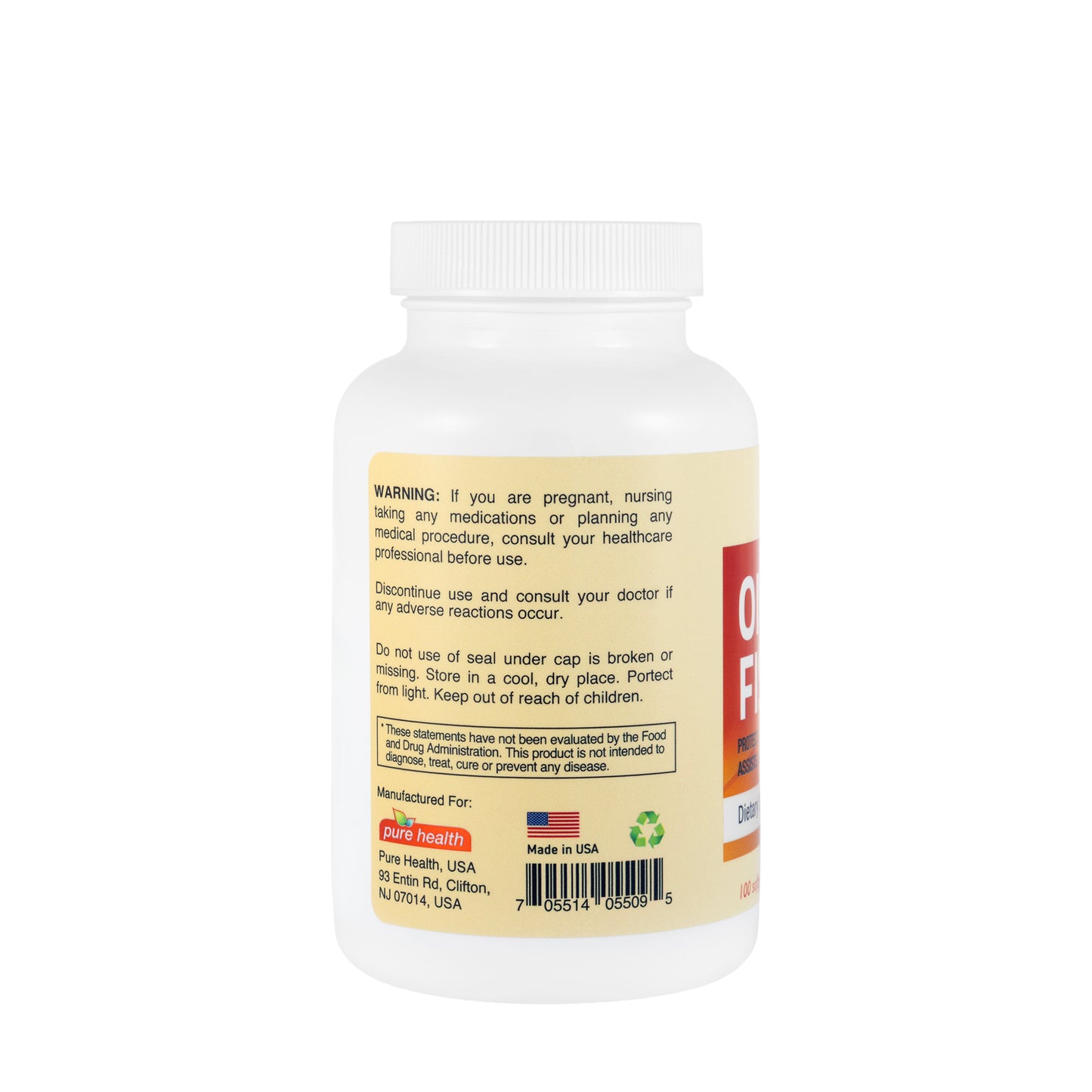 Pure Health Omega-3 Fish Oil 100 Softgels