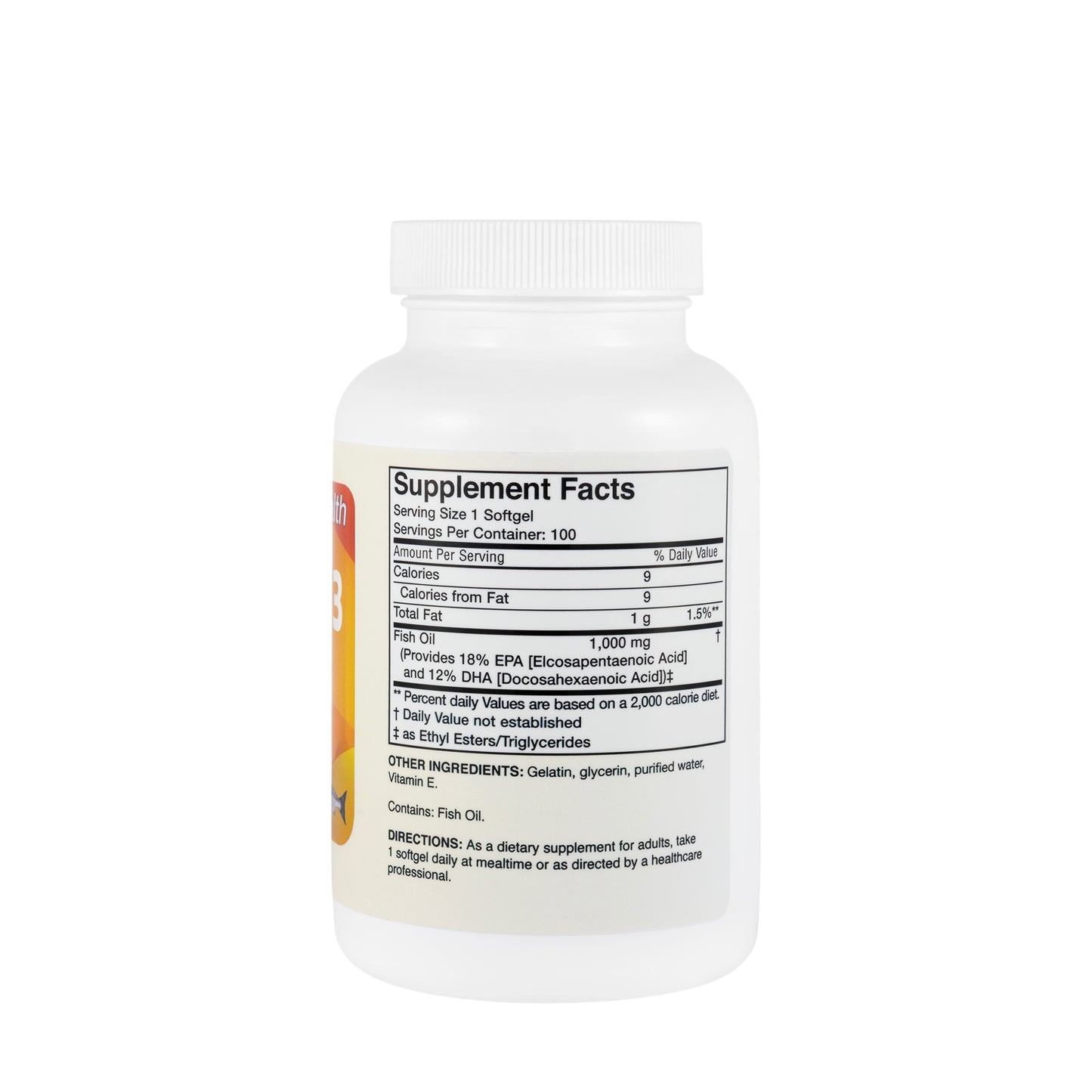 Pure Health Omega-3 Fish Oil 100 Softgels