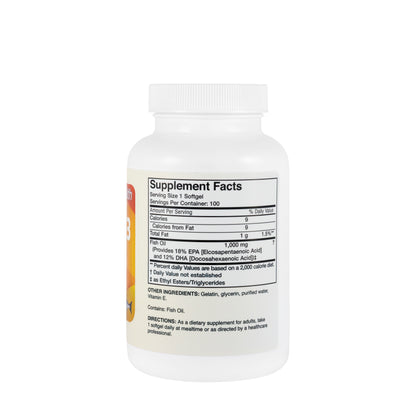 Pure Health Omega-3 Fish Oil 100 Softgels
