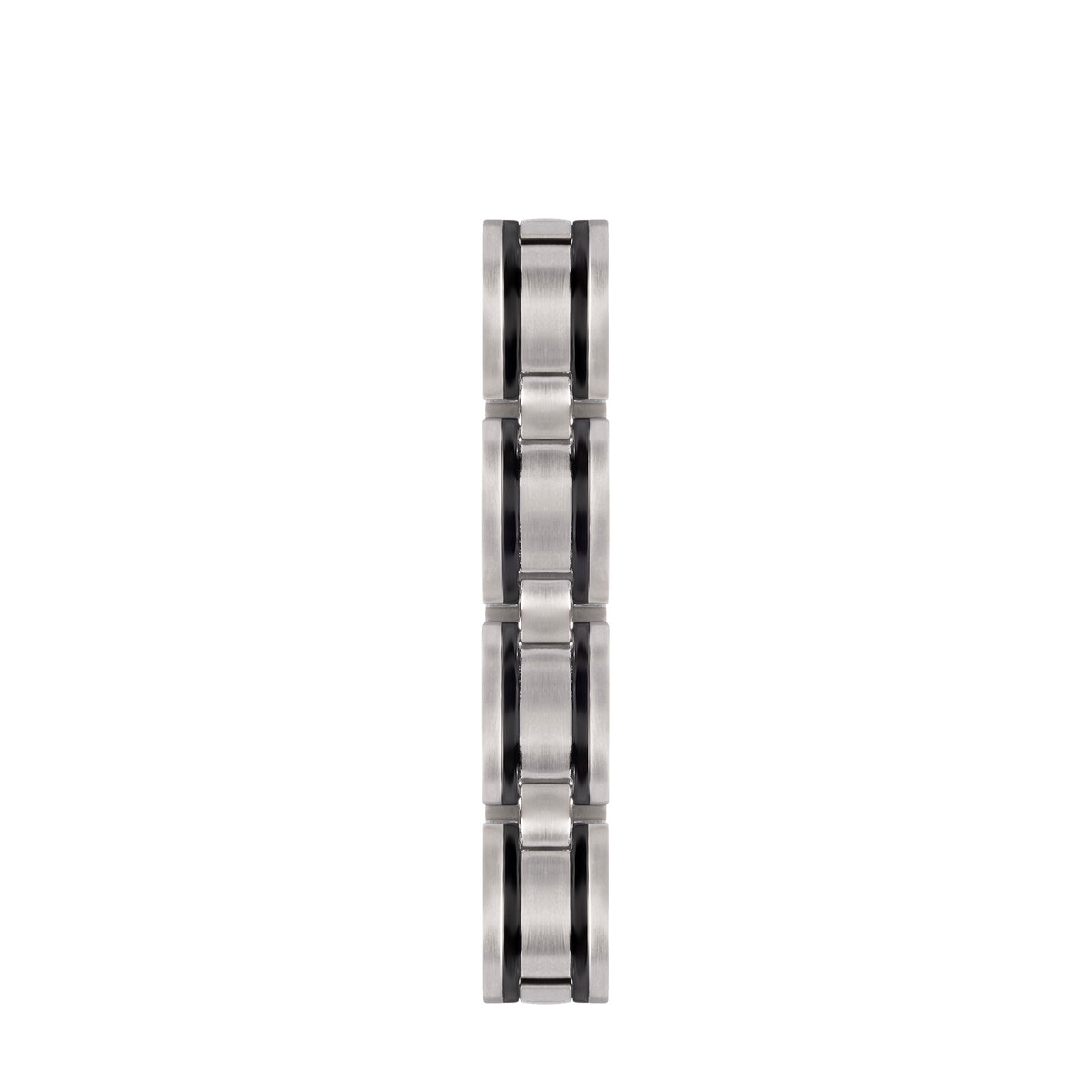 Sabona 353 Executive Stainless/Rubber Magnetic Bracelet [Large]