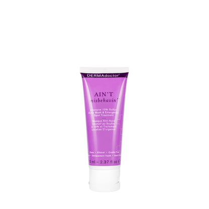 DERMAdoctor Ain't Misbehavin' Intensive 10% Sulfur Acne Mask & Emergency Spot Treatment 70 ml