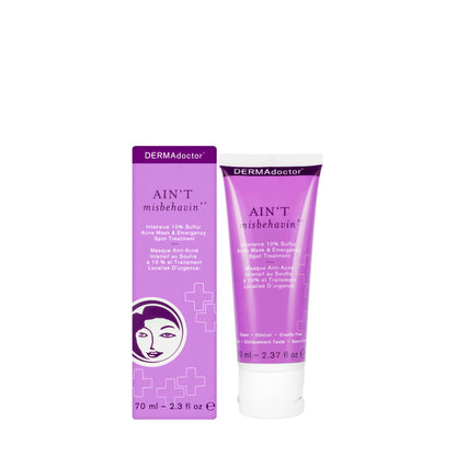 DERMAdoctor Ain't Misbehavin' Intensive 10% Sulfur Acne Mask & Emergency Spot Treatment 70 ml