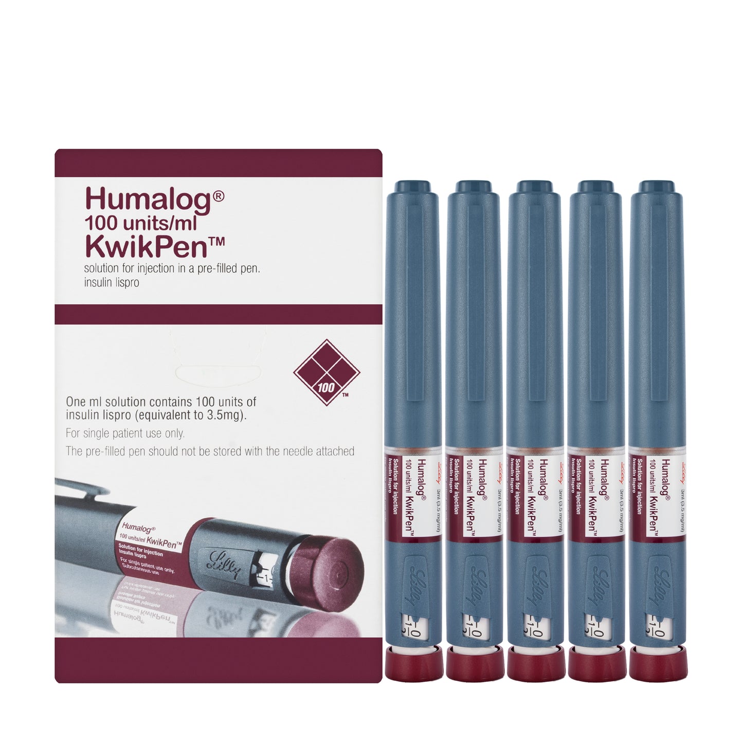 Humalog [100IU/Ml] KwikPen 5Pens/3ML