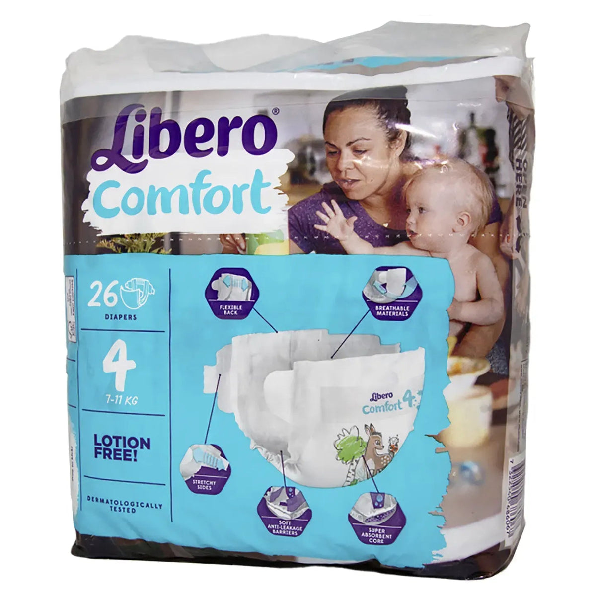 Libero Comfort 4 Maxi 7-14 Kg 26 Pieces