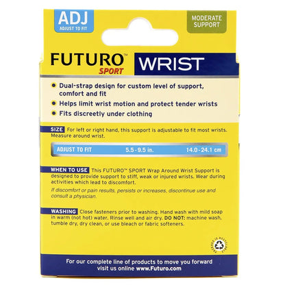 Futuro Wrist Support Strap [Adjustable] Black 46378