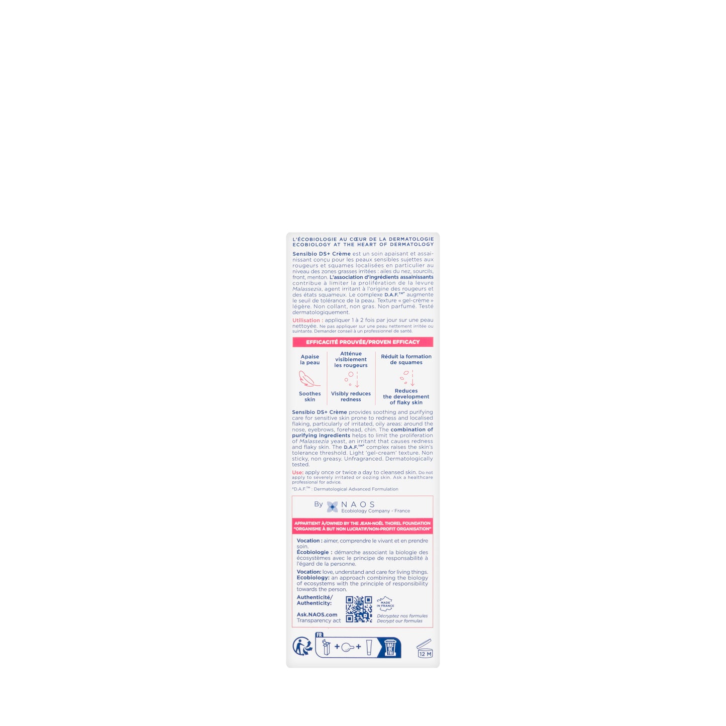 Bioderma Sensibio DS+ Soothing Purifying Cream 40 Ml