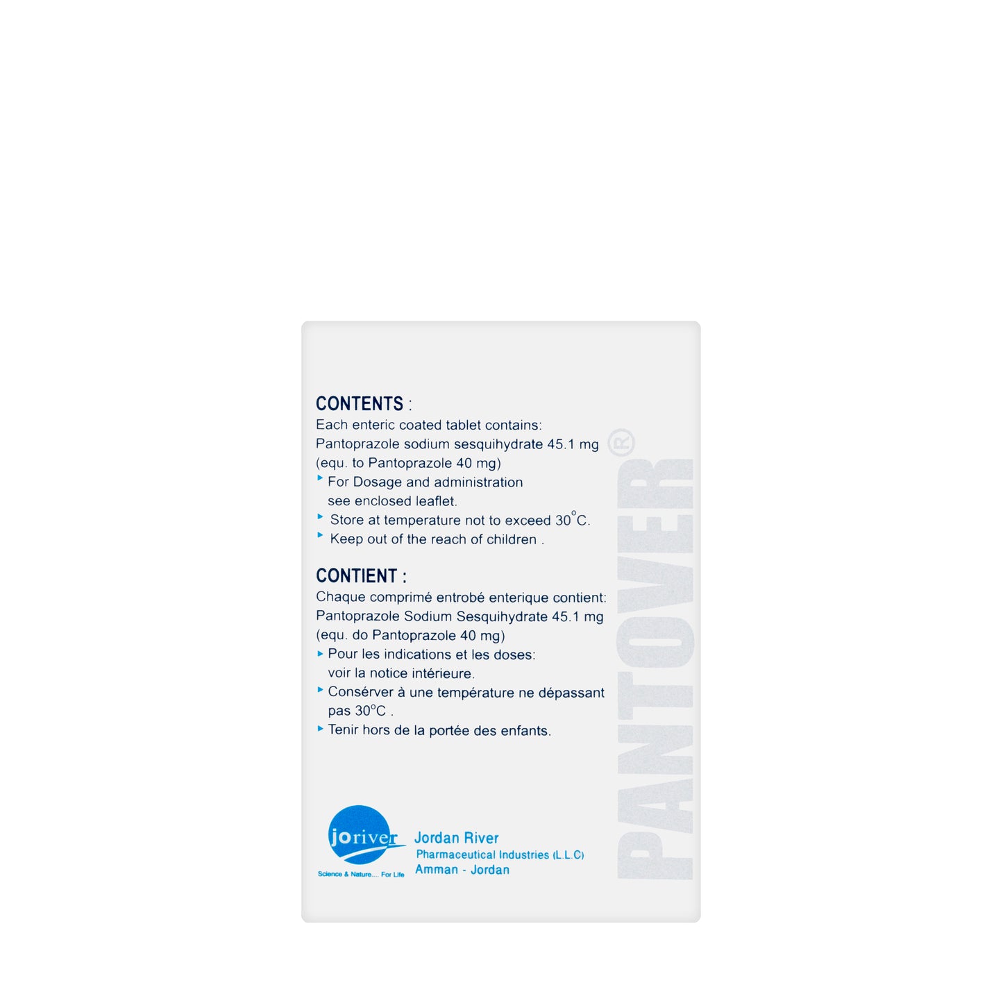 Pantover 40Mg 30 Tablets
