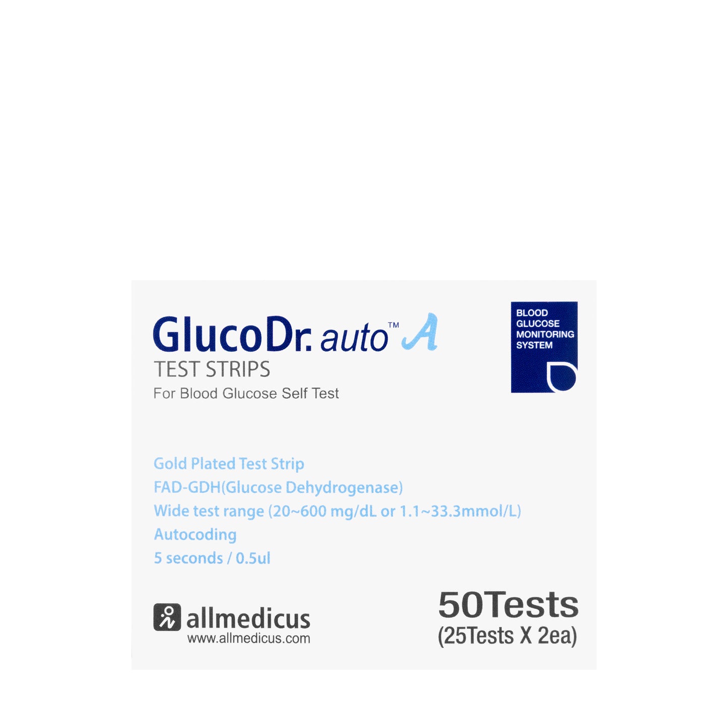 Gluco Dr. Auto A 50 Test Strips