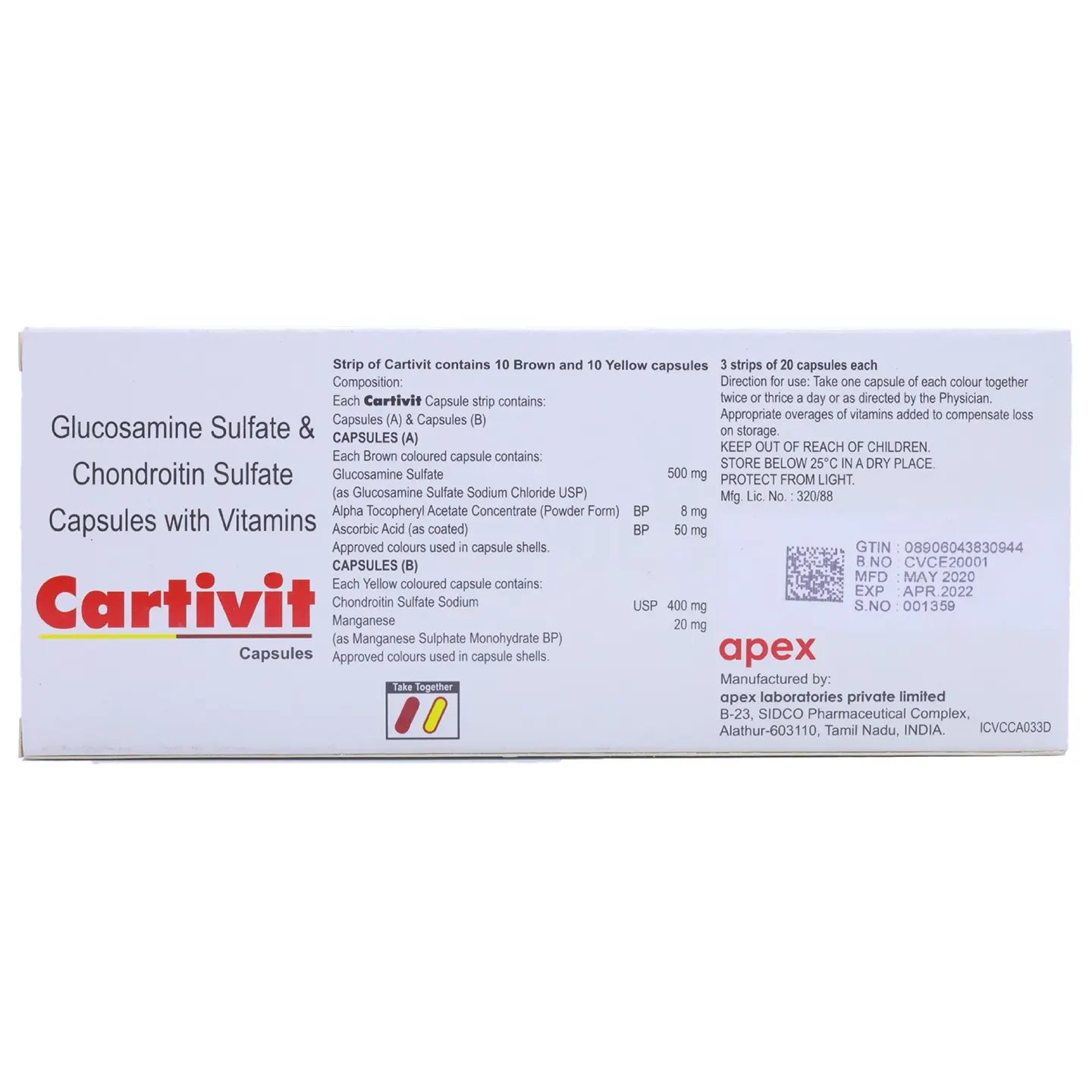 Cartivit 60 Capsules