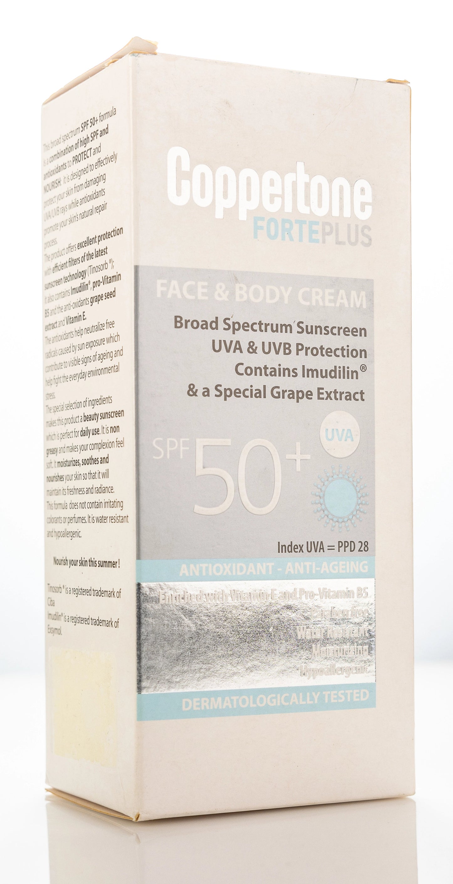 Coppertone FORTEPLUS SPF 50+ Face & Body Cream 150 Ml