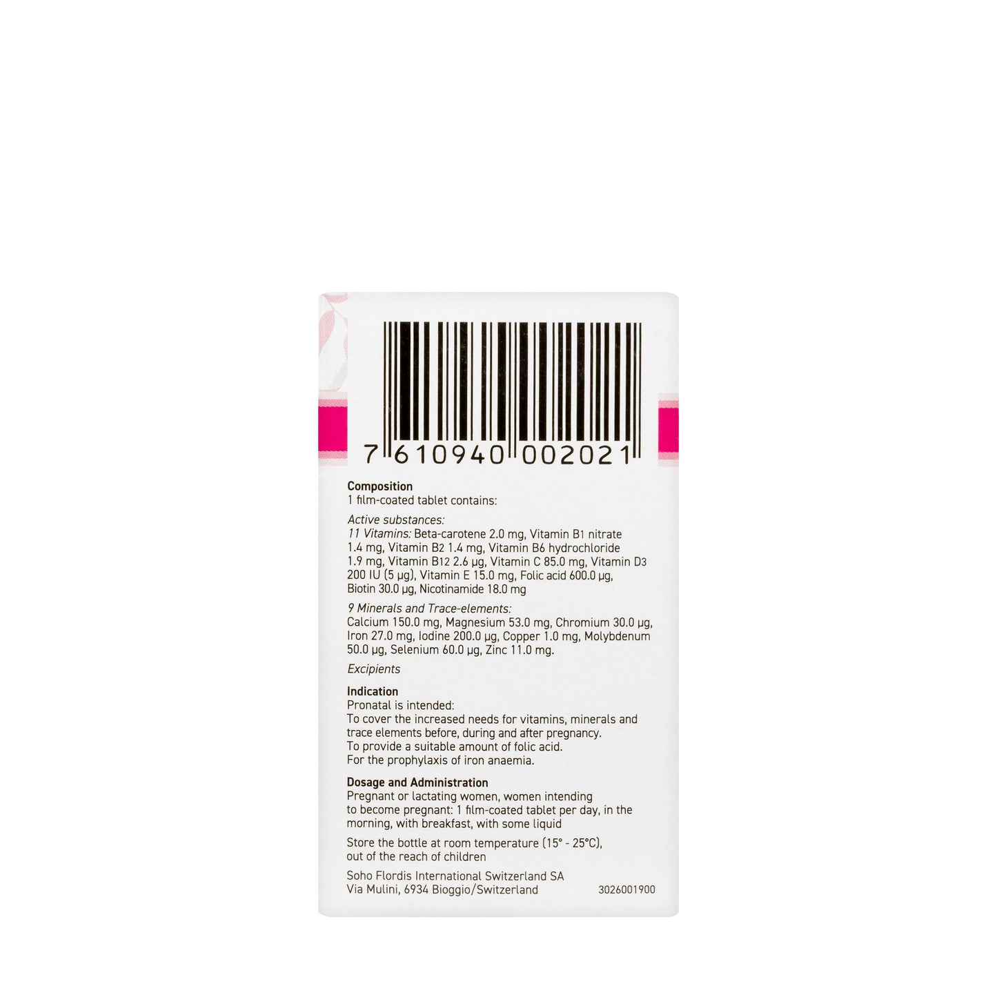 Pronatal 30 Tablets