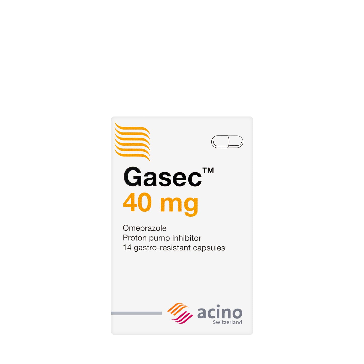 Gasec 40Mg 14 Capsules