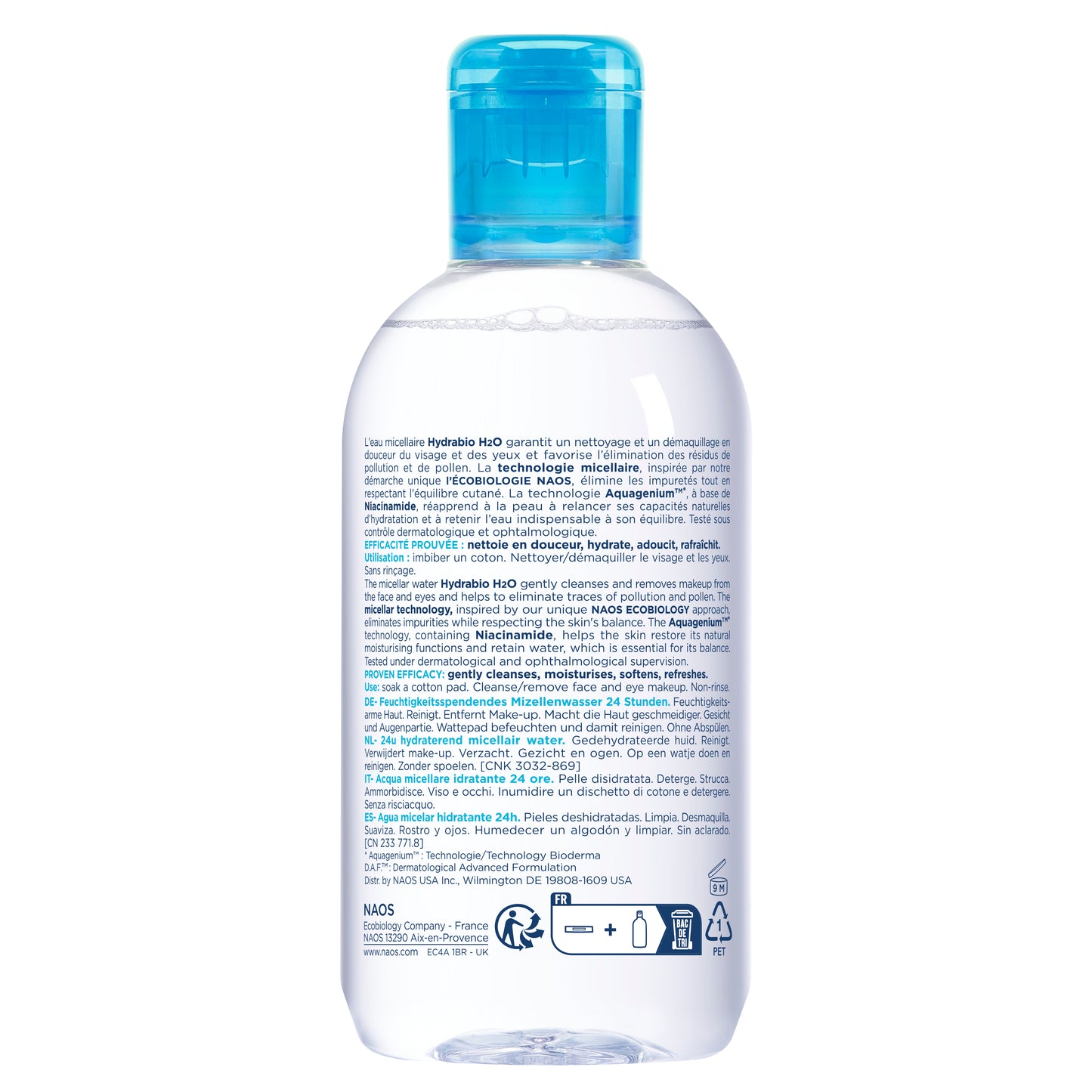 Bioderma Hydrabio H2O Micellar Water 250 Ml