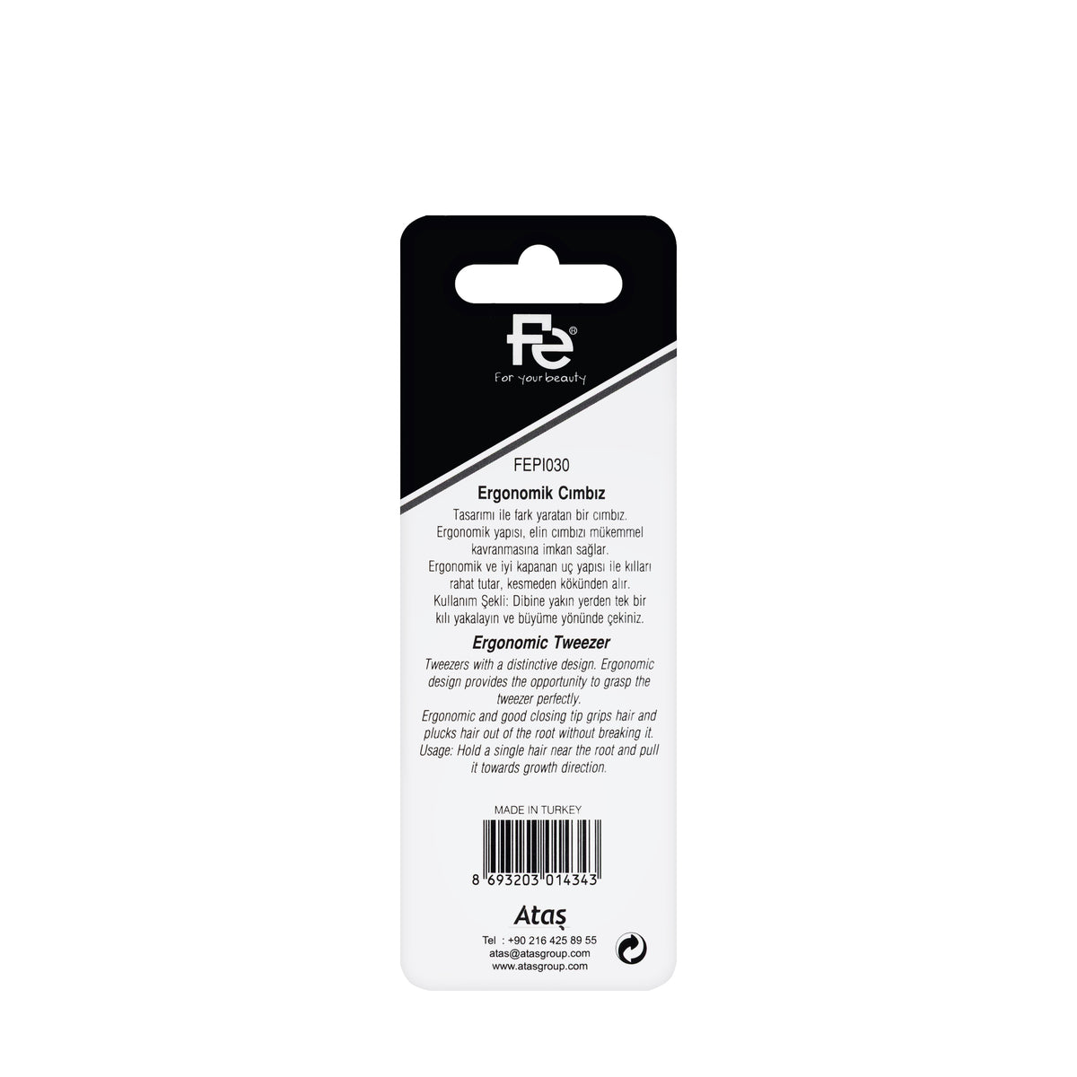 Fe Tweez Ergon/Slant Tip 1030