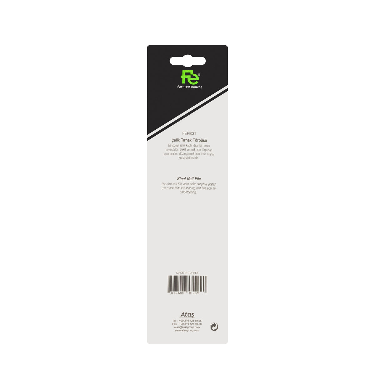Fe Stainless Nail File  1031