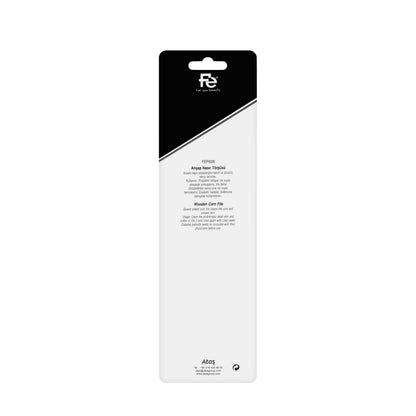 Fe Wooden Foot File 1028