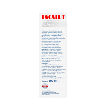 Lacalut White Mouthwash 300ml