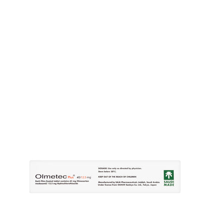 Olmetec Plus 40/12.5Mg 28 Tablets