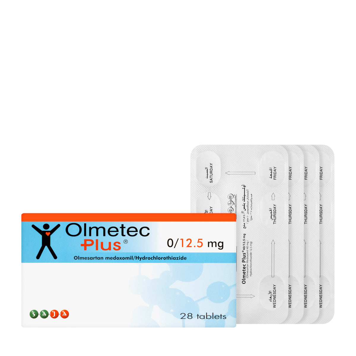 Olmetec Plus 40/12.5Mg 28 Tablets
