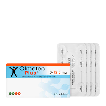 Olmetec Plus 40/12.5Mg 28 Tablets