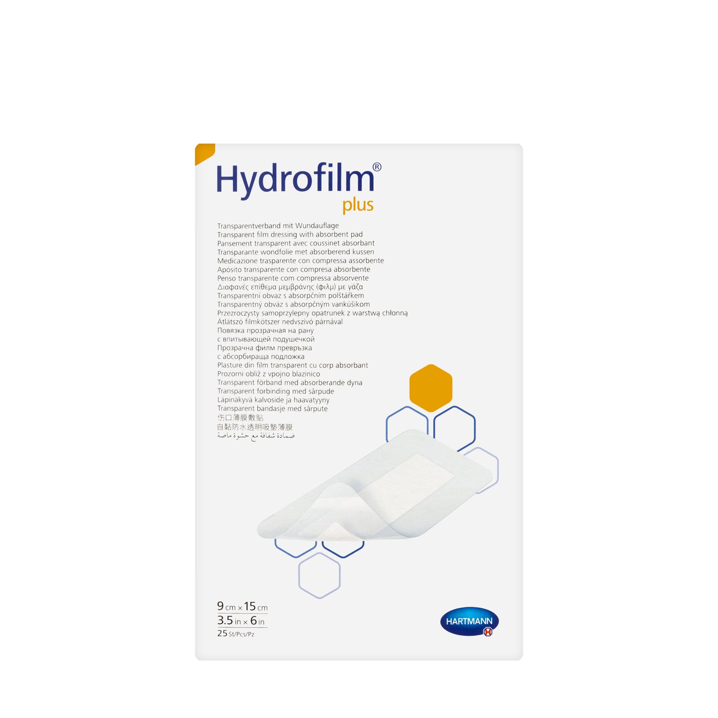 Hartmann HydroFilm Plus 9X15Cm 25 Pieces