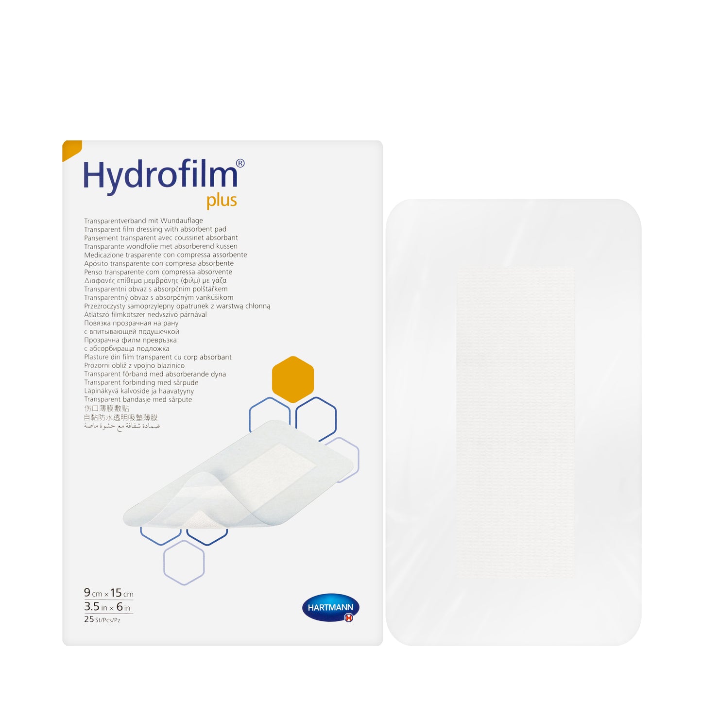 Hartmann HydroFilm Plus 9X15Cm 25 Pieces
