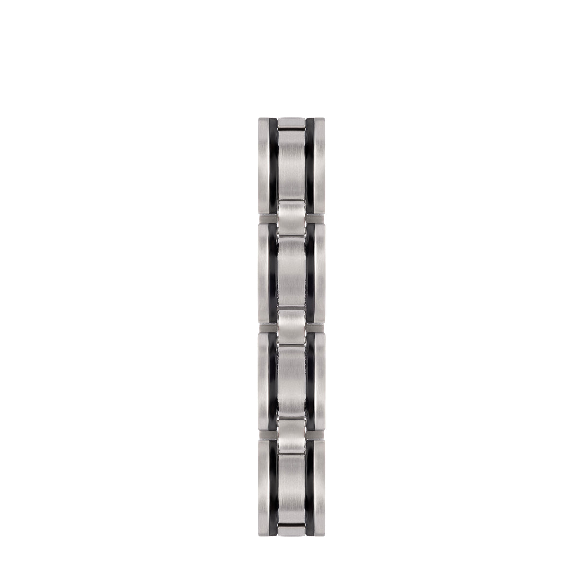 Sabona 351 Executive Stainless Black Magnetic Bracelet [Medium]