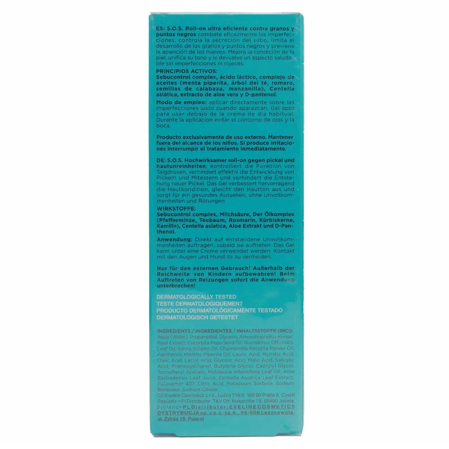 Eveline SOS Stop Ultra-Effective Roll-On Against Spots 15 Ml