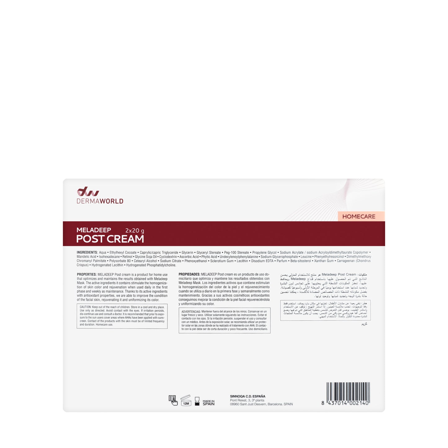 Meladeep Post Cream 2X20 Gm [Melanin Control System]