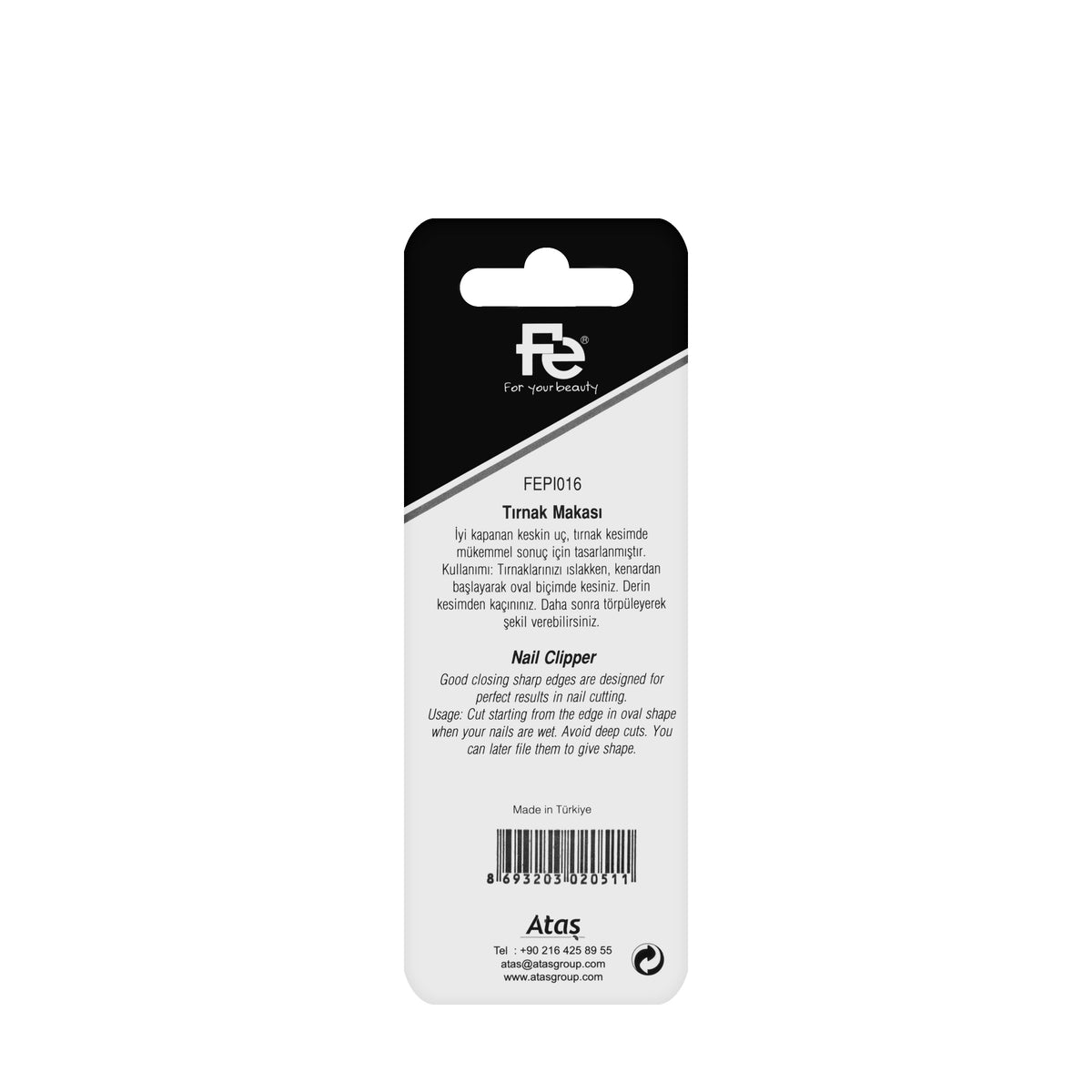 Fe Nail Clippers 1016