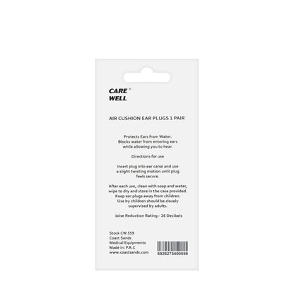 Care Well Air Cushion Earplugs 1 Pair [559]