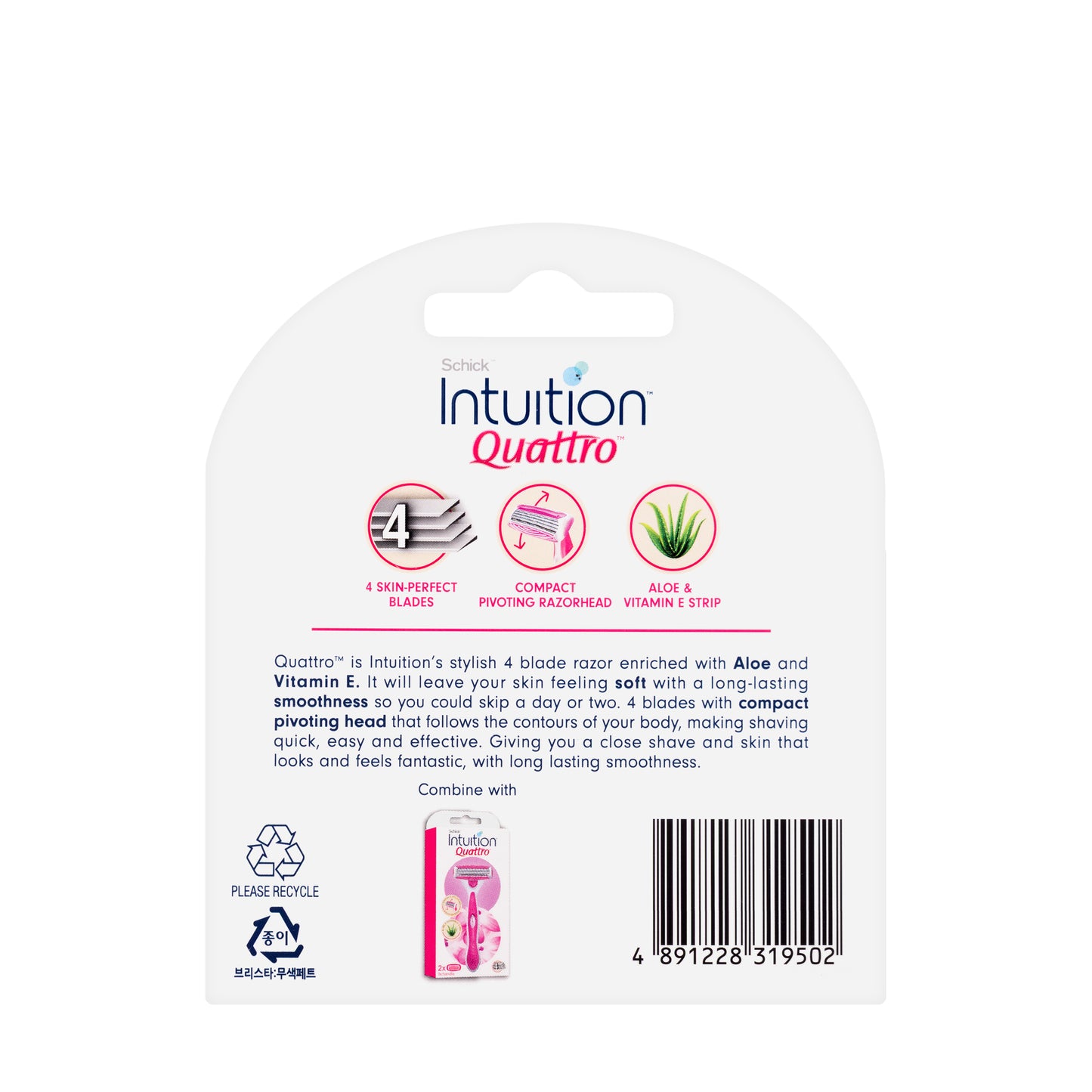 Schick Intuition Quattro 4 Blades (Women)