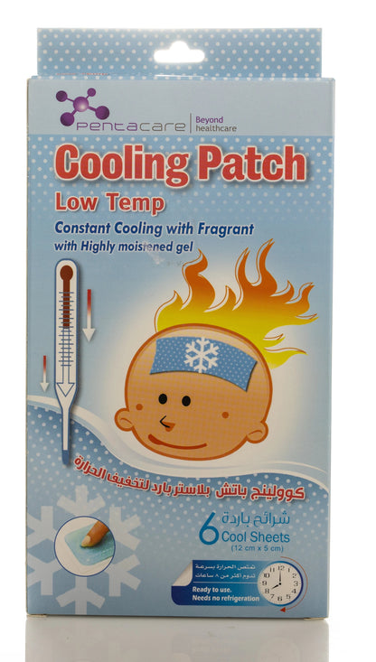 Pentacare Cooling Patch Low Temp 6 Pieces