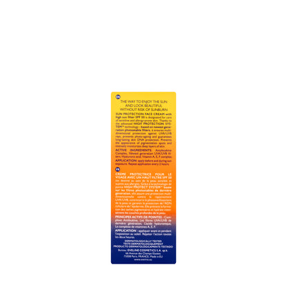 Eveline Sun SPF 50 High Protection Face Cream 50 Ml