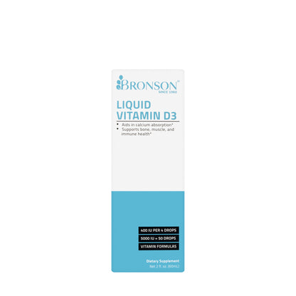 Bronson Vitamin D3 400 IU Liquid 60 Ml